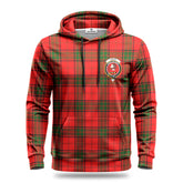 Adair Modern Tartan Crest Hoodie